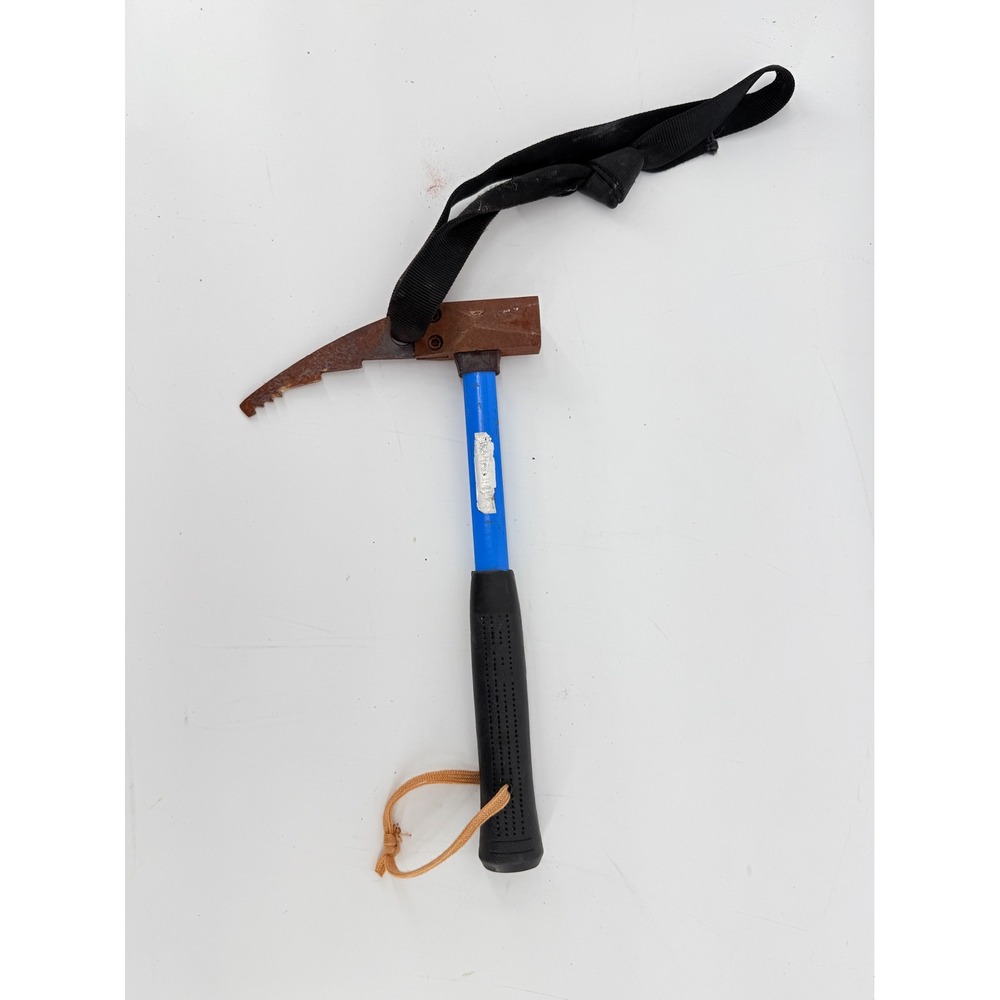 Vintage Mountain Smith Ice Climbing Hammer Blue Mountaineering Tool 13.5"